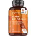 Vitamin D3 + K2 Tabletten 4000 I.E. - 1 Jahr Vorrat - 400 Vegane Stück mit 200mcg Vitamin K2 Menachinon - 1 Tablette alle 4 Tage - Veganes Vit D Sonnenvitamin ohne Magnesiumstearat - von WeightWorld