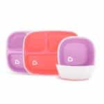 Munchkin Splash Kinderteller und Schalen-Set, 4-teilig