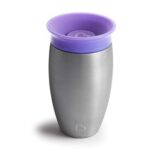 Munchkin Miracle 360° Edelstahl Trinkbecher, auslaufsicher, ab 12 Monaten, 296 ml