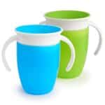Munchkin Miracle 360ᵒ Trinklernbecher mit Griffen, auslaufsicher, ab 6 Monaten,  207 ml