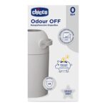 Chicco Windeleimer Odour Off; geruchsdichtes System, platzsparender Windeleimer mit Deckel, einfach zu benutzen und zu reinigen, funktioniert mit herkömmlichen Tüten – Bild 2