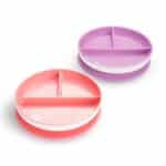 Munchkin Stay Put Teller mit Saugnapf, kinderteller passend für die meisten Hochstuhl-Tabletts, Munchkin Bunte Gabeln und Löffel – Bild 8