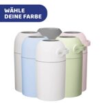 Chicco Windeleimer Odour Off; geruchsdichtes System, platzsparender Windeleimer mit Deckel, einfach zu benutzen und zu reinigen, funktioniert mit herkömmlichen Tüten – Bild 9