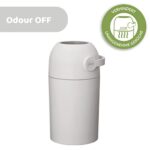 Chicco Windeleimer Odour Off; geruchsdichtes System, platzsparender Windeleimer mit Deckel, einfach zu benutzen und zu reinigen, funktioniert mit herkömmlichen Tüten – Bild 3