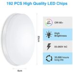 SOLMORE LED Deckenleuchte 24W, LED Deckenlampe Rund, Wasserfest Badlampe Ø23cm, Decke Lampen Deckenbeleuchtung ideal für Badezimmer Schlafzimmer Balkon Küche und Wohnzimmer – Bild 4