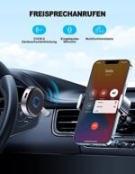 Mohard AUX Bluetooth Adapter Auto, Drahtloser KFZ Bluetooth 5.0 Empfänger für Heim-Stereo/Kabelgebundene Kopfhörer, Mini Bluetooth Adapter AUX, Freisprechanrufen, Dual Verbindung, 16 Stunden Spielzeit – Bild 4