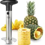 Newness Ananasschneider, Ananas-Entkerner Schneider, Ananasschäler Edelstahl Core Entferner Werkzeug für Home & Küche mit scharfe Klinge