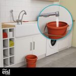 EISL DX25 Waschbeckenbrause, Handbrause für Küche, Bad, Waschküche oder Werkstatt, ideal zum Nachrüsten, einfache Handhabung, Set mit Schlauch – Bild 3