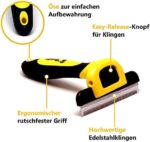 Thunderpaws Profi-Fellpflegewerkzeug, De-Shedding-Bürste für Haustiere, D-Shedz für Hunde oder Katzen mit kurzem oder langem Fell, für kleine, mittlere und grosse Rassen – Bild 7