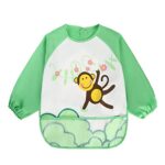 Vicloon Baby Lätzchen mit Lange Ärmeln, 3 oder 4 Set Kinder Lätzchen Wasserdicht Ärmellätzchen ärmel lätzchen Unisex Lätzchen Set für Essen Kunst Handwerk Malerei Bemalen Spielen – Bild 4