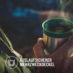 Stanley Classic Legendary Bottle Hammertone Green - Edelstahl Thermosflasche - BPA-frei -  Spülmaschinenfest - Deckel dient als Becher – Bild 5