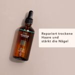 colibri skincare Bio Jojobaöl für Kosmetik - 100% rein - für gesunde Haare, weiche Haut und starke Nägel - Auch für das Gesicht geeignet - 100ml Glasflasche - nativ, kaltgepresst - Made in Germany – Bild 4