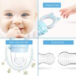 RIGHTWELL Fruchtsauger Set für Glückliche Babys, Helfender Freund für besonderes Geschmackserlebnis, Schmerzlindernder Beissring & Fruchtschnuller Zugleich – Bild 2