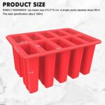 DEHUB Eisformen Silikon, Ice Lolly Moulds Popsicle Formen Set,BPA Frei EIS am stiel Formen FDA-Zertifiziert Lebensmittelqualität Silikon-EIS-Pop-Hersteller,Ice Lolly Mold mit Sticks und Tropfschutz – Bild 5