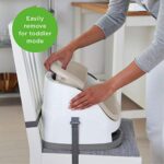 Ingenuity 2 in 1 Sitzerhöhung Stuhl, Babysitzerhöhung & Kleinkindersitz mit abnehmbaren Tablett, Essen & Fütterung Sitz für Kleinkinder, leicht zu reinigen, ideal für unterwegs, ab 6 Monaten – Bild 13