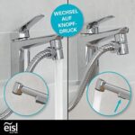 EISL DX25 Waschbeckenbrause, Handbrause für Küche, Bad, Waschküche oder Werkstatt, ideal zum Nachrüsten, einfache Handhabung, Set mit Schlauch – Bild 2