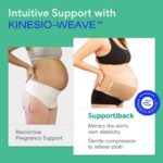 Supportiback® Schwangerschaftsgürtel | Bauchgürtel und Rückenstütze für Schwangerschaft, Schwangerschaft, weiches und atmungsaktives Material zur Linderung von Rückenschmerzen und Beckenboden – Bild 4