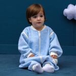 MIKAFEN Schläfsack Baby Langarm Frühling kinderSchlafsack, Hund Muster Baby Schlafsack mit Füssen Baumwolle Junge Mädchen Unisex ganzjahres Schlafanzug – Bild 4