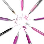 BIC Stifte Set  2 Kugelschreiber, 1 Federmäppchen, 1 Fineliner, 2 Bleistifte, 1 Tintenroller & 3 Permanent Marker, Pink & Purple Set – Bild 4
