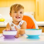 Munchkin Stay Put Schalen mit Saugfuss, 3er-Pack, Blau/Grün/Lila – Bild 5
