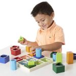 Melissa & Doug Sortierset für aufeinanderfolgende Formen, Motor Skills , Montessori Toy , 3+ – Bild 2