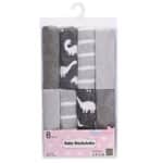 Momcozy Baby Waschlappen, 8 Stück Baby Handtücher Set, Weiche Baby Gesichtstücher, Spucktücher Baby, Baumwolle Mulltücher Baby, Baby Badetuch für Babys, Mädchen, Jungen, 25 X 25 cm – Bild 9