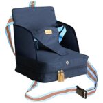roba Boostersitz, mobiler aufblasbarer Kindersitz mit erhöhten Seitenteilen, flexible Sitzerhöhung für zuhause und unterwegs, 1 Stück (1er Pack)