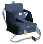 roba Boostersitz, mobiler aufblasbarer Kindersitz mit erhöhten Seitenteilen, flexible Sitzerhöhung für zuhause und unterwegs, 1 Stück (1er Pack)