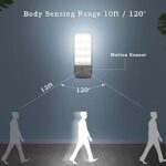 Suright, LED Nachtlicht mit Bewegungsmelder, Aufladbar USB 12LED Nachtlampe mit 3 Modi (AUTO/EIN/AUS), LED Schranklicht für Kinderzimmer, Schlafzimme, Badezimmer, Gang, Treppe, Küche, 4000K Warmweiss – Bild 3