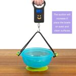 PandaEar Baby Schale mit Saugnapf 3 Grössen für Kleinkinder mit Silikon-Fütterungsutensilien und sicherem Deckel, Stay Put Auslaufsiche stapelbare, BPA-frei, 3 Farben, S, M, L – Bild 4