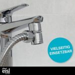 EISL DX25 Waschbeckenbrause, Handbrause für Küche, Bad, Waschküche oder Werkstatt, ideal zum Nachrüsten, einfache Handhabung, Set mit Schlauch – Bild 5
