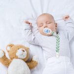 Enovoe Schnullerclip von, 6er Pack Schnullerclips, Stylischer Beissring Schnullerhalter für Baby Jungen und Mädchen – Bild 2