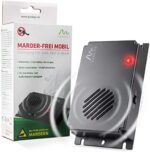 Gardigo® Marderschreck Marder-Frei Mobil | 25 Jahre Erfahrung mit Marderabwehr | Marderschreck Auto Batteriebetrieben | Marderschutz für KFZ, Motorraum, Dachboden, Haus, Garten