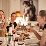 Glowbal Filz Untersetzer rund für Gläser 12er Set, Design Glasuntersetzer in dunkelgrau für Getränke, Bar, Tassen, Glas - Tischuntersetzer Filzuntersetzer – Bild 5