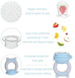 RIGHTWELL Fruchtsauger Set für Glückliche Babys, Helfender Freund für besonderes Geschmackserlebnis, Schmerzlindernder Beissring & Fruchtschnuller Zugleich – Bild 6
