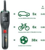 Bosch Elektrische Luftpumpe 18V/3,6V – Kompressor für Reifen & Luftmatratzen, mit/ohne Akku, 150 PSI – Bild 4
