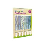 Enovoe Schnullerclip von, 6er Pack Schnullerclips, Stylischer Beissring Schnullerhalter für Baby Jungen und Mädchen – Bild 8