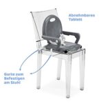 Chicco Pocket Snack Kindersitzerhöhung Esszimmerstuhl für Kinder von 6 Monaten bis 3 Jahren 15kg,tragbarer und verstellbarer Babyhochstuhl mit kompaktem Verschluss und abnehmbarem Tablett – Bild 5