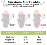 KeaBabies 3er-Pack Bio-Schlafsäcke – Ergonomische Pucksäcke für Babys 0-3 Monate – Bild 6