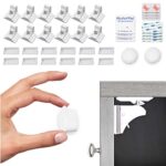 Eco-Baby Kindersicherung Schrank und Schubladensicherung, Magnetisches Schrankschloss ohne Bohren, Schranksicherung für Baby Sicherheit in Küche, Bad, Wohnzimmer, 12 Schlösser und 2 Schlüssel