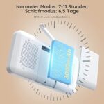 BOIFUN Babyphone mit Kamera 1080P, 5" Babyphone Video, PTZ 355°, Bewegungs- und Geräuscherkennung, Temperatur- und Luftfeuchtigkeitsüberwachung, unterstützt Mobile App Steuerung – Bild 6