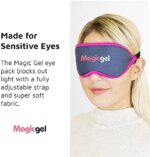 Magic Gel - Augenmaske zum Kühlen oder Erhitzen - Kühlende Augenmaske mit Kühlpads - Migräne Maske auch als Schlafmaske geeignet – Bild 7