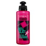 L'Oréal Paris Studio Line Hitzeschutz Balm, Haarcreme für glatte Haare, Anti Frizz, Hot & Glatt Thermo Glättungs Balm, 1 x 200 ml