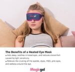 Magic Gel - Augenmaske zum Kühlen oder Erhitzen - Kühlende Augenmaske mit Kühlpads - Migräne Maske auch als Schlafmaske geeignet – Bild 6