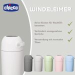 Chicco Windeleimer Odour Off; geruchsdichtes System, platzsparender Windeleimer mit Deckel, einfach zu benutzen und zu reinigen, funktioniert mit herkömmlichen Tüten – Bild 8