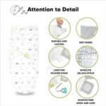 KeaBabies 3er-Pack Bio-Schlafsäcke – Ergonomische Pucksäcke für Babys 0-3 Monate – Bild 8