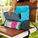 Munchkin Sitzerhöhung für unterwegs, faltbar, Reisetasche verwandelt sich in Boostersitz, mit Platz für Flaschen, Windeln und mehr – Bild 3