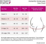 Intimate Portal Schwangerschafts Unterhosen | Unterbauch-Umstandsunterwäsche | Postpartum Boycut-Slips – Bild 6