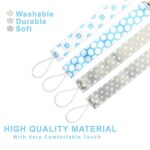 Karids hochwertige Schnullerkette für Jungs, Schnullerband 4er Set für Schnuller Befestigung am Lätzchen, T-shirt & Body, Premium Baby Schnuller-Clip – Bild 6