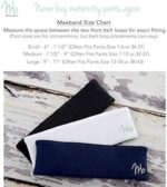 Maeband Mutterschafts Bauchband, Schwangerschaft Bauchgurt mit Klettverschluss, Umstandshose, Schwangerschaftsmode, Stützgürtel, Umstandshose Jeans modern und einfach – Bild 5